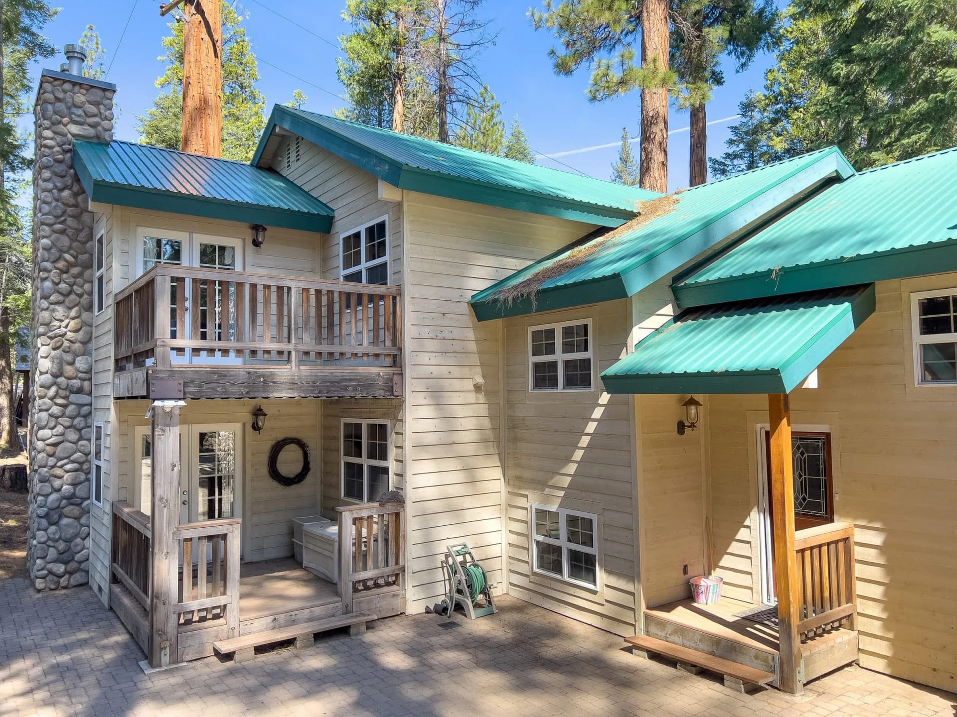 back deck and rear entrances